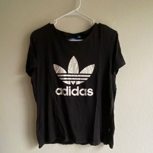 Adidas black tee shirt